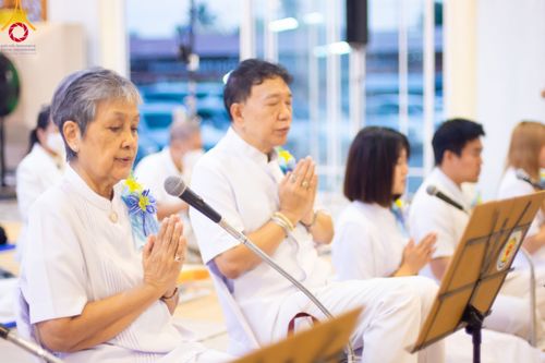 ภาพ No.113640:พิธีถวายภัตตาหารเป็นสังฆทาน แด่คณะพระธรรมยาตรา ปีที่ 12 วันที่ 17 มกราคม พ.ศ. 2567 ณ วัดโบสถ์(บน) บางคูเวียง จ.นนทบุรี