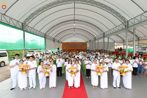 พิธีทอดผ้าป่าสามัคคีกันสาดคุ้มภัย และกำแพงแก้วเพื่อปกป้องภัยอันตราย จากความไม่สงบในพื้นที่ ณ ศูนย์ปฏิบัติธรรมและอบรมเยาวชนเมืองยะลา  ถนนเวฬุวัน ซอยเศรษฐี วันเสาร์ ที่ ๒๙ กรกฎาคม พ.ศ. ๒๕๖๖