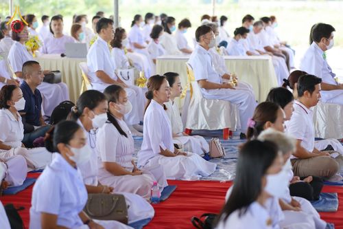 ภาพ No.76204:พิธีกลั่นแผ่นดินสร้างมหาเจดีย์ปัตตานี , พิธีตักบาตรแด่พระภิกษุสงฆ์ 159 รูป ,  พิธีทอดผ้าป่า , พิธีโปรยรัตนชาติ ,  พิธีจุดประทีปถวายเป็นพุทธบูชา ณ ศูนย์อบรมเยาวชนปัตตานี จ.ปัตตานี วันอาทิตย์ที่ 5 กุมภาพันธ์ พ.ศ.2566