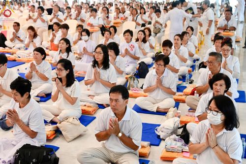 ภาพ No.148597:พิธีบุพเปตพลี, พิธีทอดผ้าป่า, พิธีไถ่ชีวิตโค 80 ตัว ให้ชีวิตสัตว์เป็นทาน ณ ศูนย์ปฎิบัติธรรมภาคใต้ อ.บางกล่ำ จ.สงขลา วันเสาร์ที่ 10 สิงหาคม พ.ศ. 2567