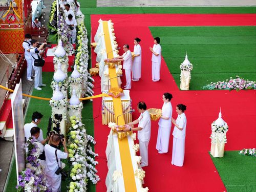 ภาพ No.316606:วันอาทิตย์ที่ 29 มีนาคม พ.ศ. 2569 พิธีทอดผ้าบังสุกุลและพิธีชำระร่าง โยมพ่อณรงค์ จินตมากุล  สิริอายุ 99 ปี 11 เดือน โยมบิดา พระครูปลัดรัตนวีรวัฒน์ (รังสฤษดิ์ อิทฺธิจินตโก) ที่ปรึกษาเจ้าคณะจังหวัดปทุมธานี เจ้าอาวาสวัดพระธรรมกาย  ณ ฌาปนสถานชั่วคราว ทางเข้า 