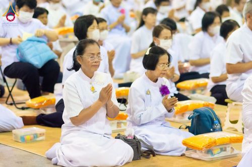 ภาพ No.121635:พิธีถวายภัตตาหารเป็นสังฆทาน แด่คณะพระธรรมยาตรา ปีที่ 12 วันที่ 31 มกราคม พ.ศ. 2567 ณ สภาธรรมกายสากล วัดพระธรรมกาย