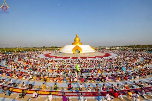 ภาพ No.116693:พิธีต้อนรับพระธรรมยาตรา ปีที่ 12 ณ อนุสรณ์สถานบางปลา จ.นครปฐม วันที่ 21 มกราคม พ.ศ. 2567