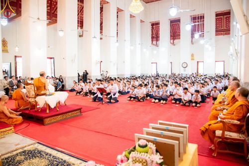 ภาพ No.184972:กิจกรรมวันรวมพลังเด็กดี V-Star ผู้นำฟื้นฟูศีลธรรมโลก กรุงเทพมหานคร ณ วัดมหาธาตุยุวราชรังสฤษฎิ์ราชวรมหาวิหาร กรุงเทพมหานคร ในวันที่ 13 ธันวาคม พ.ศ. 2567