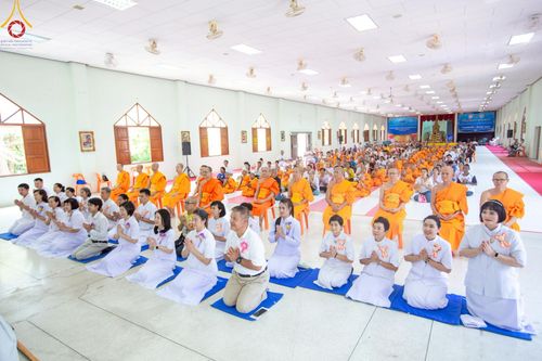 ภาพ No.216439:วันเสาร์ที่ 5 เมษายน พ.ศ. 2568 พิธีขอบรรพชา พิธีขอสรณคมน์และศีล พิธีขอนิสสัย พิธีถวายบาตร ในโครงการบรรพชาสามเณรฟื้นฟูพระพุทธศาสนาทั่วไทย  ณ วัดพระพุทธบาท ราชวรมหาวิหาร ต.ขุนโขลน อ.พระพุทธบาท จ.สระบุรี