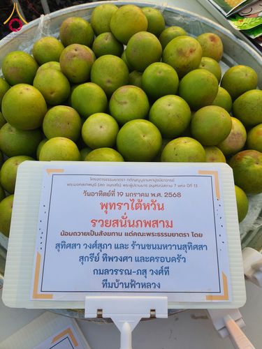 ภาพ No.198000:สาธุชนถวายภัตตาหารเป็นสังฆทาน แด่พระธรรมยาตรา ณ วัดโบสถ์(บน) ตำบลบางคูเวียง อำเภอบางกรวย จังหวัดนนทบุรี ในโครงการธรรมยาตรา กตัญญูบูชา มหาปูชนียาจารย์ พระมงคลเทพมุนี(สด จนฺทสโร) พระผู้ปราบมาร อนุสรณ์สถาน 7 แห่ง ปีที่ 13 วันที่ 19 มกราคม พ.ศ. 2568