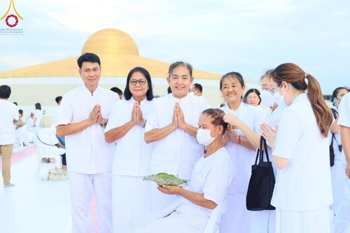 ภาพ No.99916:พิธีปลงผมธรรมทายาท โครงการอุปสมบทบูชาธรรมมหาปูชนียาจารย์ พ.ศ. 2566 ณ ลานธรรม มหาวิหารคด 8-9 ศูนย์อบรมวัดพระธรรมกาย วันอาทิตย์ที่ 3 ธันวาคม พ.ศ. 2566