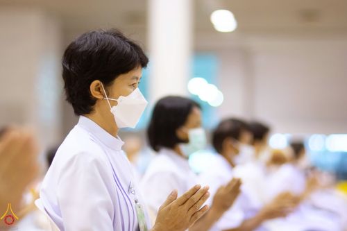 ภาพ No.84309:พิธีเจริญพระพุทธมนต์ ปฏิบัติธรรม เจริญสมาธิภาวนา เพื่อถวายพระพรชัยมงคล และถวายพระราชกุศลแด่พระบาทสมเด็จพระปรเมนทรรามาธิบดีศรีสินทรมหาวชิราลงกรณ พระวชิรเกล้าเจ้าอยู่หัว เนื่องในวันเฉลิมพระชนมพรรษา วันที่ 28 กรกฎาคม พ.ศ. 2566