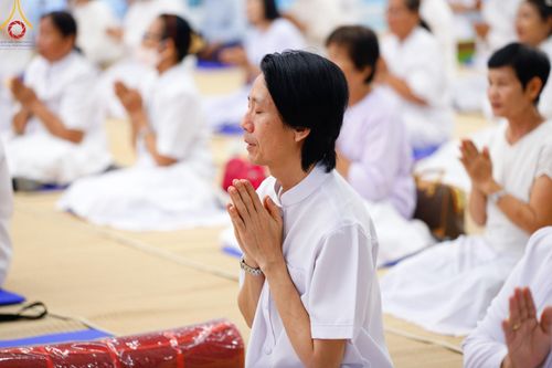 ภาพ No.127816:พิธีถวายภัตตาหารเป็นสังฆทาน แด่คณะพระธรรมยาตราฯ ในโครงการธรรมยาตราอัญเชิญพระบรมสารีริกธาตุ ประดิษฐาน ณ มหารัตนเจดีย์สิริปทุมสวรรค์ อ.บางกล่ำ จ.สงขลา วันที่ 9 มีนาคม พ.ศ. 2567