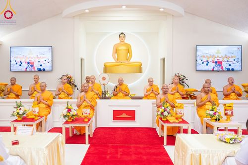 ภาพ No.100754:พิธีทอดกฐินบรมจักรพรรดิสร้างทุกสิ่ง  ณ วัดพระธรรมกายนิวเจอร์ซี ประเทศสหรัฐอเมริกา วันอาทิตย์ ที่ 19 พฤศจิกายน พ.ศ 2566