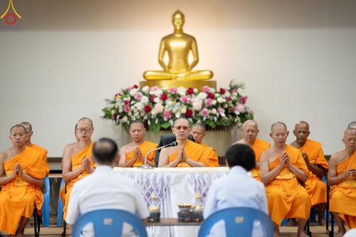 ภาพ No.148869:พิธีวางดวงแก้ว และโปรยรัตนชาติ  สถาปนาหมู่บ้านปฏิบัติธรรม และพิธีถวายภัตตาหารเพลแด่พระบวชใหม่ วัดป่าธรรมกายนานาชาติโทชิหงิ ประเทศญี่ปุ่น วันที่ 13 สิงหาคม พ.ศ. 2567