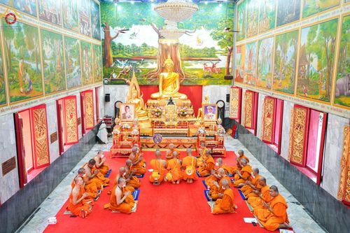 ภาพ No.101282:พิธีบรรพชาธรรมทายาท ในโครงการอุปสมบทบูชาธรรม มหาปูชนียาจารย์ พ.ศ. 2566 ณ วัดไชยชุมพลชนะสงคราม จ.กาญจนบุรี วันที่ 6 ธันวาคม พ.ศ. 2566