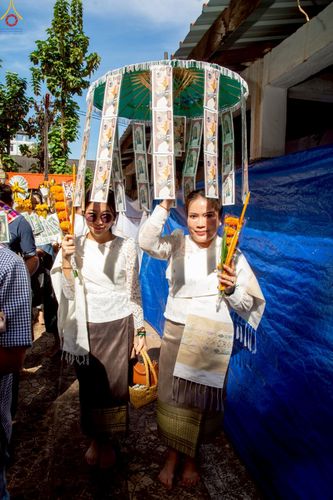 ภาพ No.271727:วันอาทิตย์ที่ 26 ตุลาคม พ.ศ. 2568 กฐินสมทบวัดต่างประเทศ โดยคณะศิษยานุศิษย์ บูชาธรรม 81 ปี  หลวงพ่อธัมมชโย ณ วัดสีอัมพอน นครเวียงจันทน์ สปป.ลาว