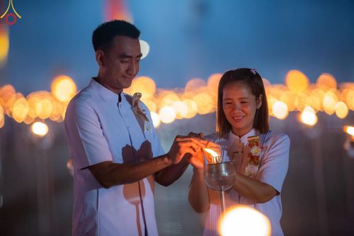 ภาพ No.124997:พิธีเวียนประทักษิณและจุดมาฆประทีป (ชุดที่ 2) ในวันมาฆบูชา เสาร์ที่ 24 กุมภาพันธ์ พ.ศ. 2567 ณ พระมหาธรรมกายเจดีย์ วัดพระธรรมกาย