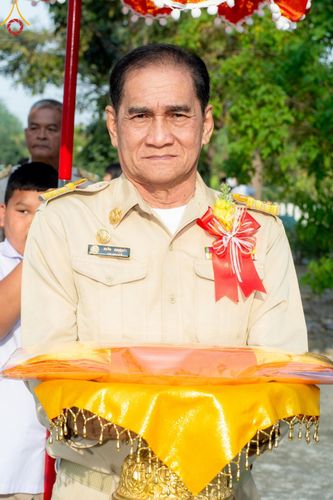 ภาพ No.200476:พิธีทอดผ้าป่าทำนุบำรุงศาสนสถาน ณ วัดรางกำหยาด ตำบลบางภาษี อำเภอบางเลน จังหวัดนครปฐม ในโครงการธรรมยาตรา กตัญญูบูชา มหาปูชนียาจารย์ พระมงคลเทพมุนี(สด จนฺทสโร) พระผู้ปราบมาร อนุสรณ์สถาน 7 แห่ง ปีที่ 13 วันที่ 22 มกราคม พ.ศ. 2568