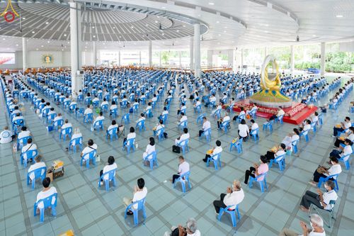 ภาพ No.85645:พิธีบุพเปตพลีครั้งที่ 138 ร่วมอุทิศบุญแด่หมู่ญาติที่ล่วงลับไปแล้ว และสืบทอดอายุพระพุทธศาสนา วันพุธที่ 16 สิงหาคม พ.ศ. 2566 (วันพระแรม 15 ค่ำ เดือน 8-8 ณ หอฉันคุณยายอาจารย์ฯ วัดพระธรรมกาย