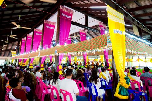 ภาพ No.259174:วันที่ 19 ตุลาคม พ.ศ. 2568 พิธีทอดกฐินสามัคคีทั่วไทย 30,000 วัด โดยคณะศิษยานุศิษย์ บูชาธรรม 81 ปี หลวงพ่อธัมมชโย ณ วัดบางบัวงาม ตำบลบ้านม่วง อำเภอบ้านโป่ง จังหวัดราชบุรี