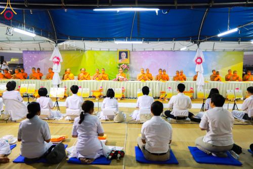 ภาพ No.116483:พิธีถวายภัตตาหารเป็นสังฆทาน แด่คณะพระธรรมยาตรา ปีที่ 12 วันที่ 22 มกราคม พ.ศ. 2567 ณ อนุสรณ์สถานบางนางแท่น จ.นครปฐม