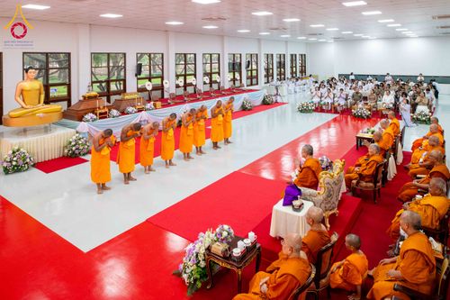 ภาพ No.315124:วันจันทร์ที่ 23 มีนาคม พ.ศ. 2569 พิธีบำเพ็ญกุศล คุณพ่อณรงค์ จินตมากุล  สิริอายุ 99 ปี 11 เดือน โยมบิดา พระครูปลัดรัตนวีรวัฒน์ (รังสฤษดิ์ อิทฺธิจินตโก) ที่ปรึกษาเจ้าคณะจังหวัดปทุมธานี เจ้าอาวาสวัดพระธรรมกาย  ณ ห้องปลูกศรัทธา 2 วัดพระธรรมกาย ปทุมธานี