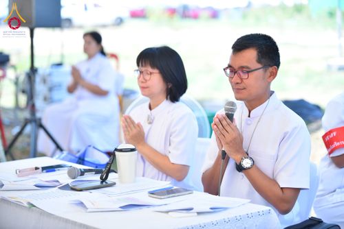 ภาพ No.131494:พิธีทอดผ้าป่ายกค้ำฟ้ามหามงคล อาคาร 80 ปี หลวงพ่อธัมมชโย ณ ศูนย์ปฏิบัติธรรมวิหารแดง ต.เจริญธรรม อ.วิหารแดง จ.สระบุรี วันที่ 17 มีนาคม พ.ศ. 2567