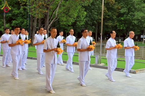 ภาพ No.223554:วันที่ 11 พฤษภาคม พ.ศ. 2568 พิธีบรรพชาของอุบาสก พิสิทธิ์ หมื่นแกล้ว  ณ วัดพระธรรมกาย