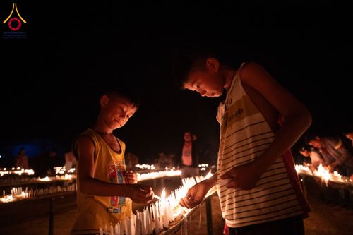 ภาพ No.176156:พิธีทอดกฐินสมทบ โดยมูลนิธิธรรมกาย ในนามหลวงพ่อธัมมชโย ณ วัดสัทธนารามา บานา วิหาร เมืองไดยุน รัฐอรุนาจาลประเทศ ประเทศอินเดีย วันที่ 15 พฤศจิกายน พ.ศ. 2567