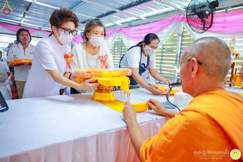 ภาพ No.86762:พิธีทอดผ้าป่าสมทบทุนสร้างอาคารปฏิบัติธรรม  วันอาทิตย์ที่ 26 สิงหาคม พ.ศ. 2566  ณ ศูนย์ปฏิบัติธรรมสวนผึ้ง จ.ราชบุรี