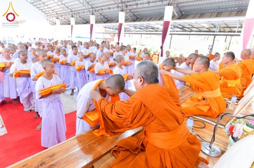 ภาพ No.216817:วันเสาร์ที่ 5 เมษายน พ.ศ. 2568 พิธีบรรพชาสามเณรฟื้นฟูพระพุทธศาสนาทั่วไทย ณ ธุดงคสถานอำนาจเจริญ จ.อำนาจเจริญ