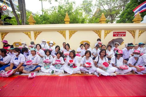 ภาพ No.128179:พิธีอัญเชิญพระบรมสารีริกธาตุ " ใจกลางเมืองนครหาดใหญ่ " เพื่อประดิษฐาน ณ มหารัตนเจดีย์สิริปทุมสวรรค์ (เจดีย์อริยพุทธะ 5 พระองค์) ศูนย์ปฏิบัติธรรมภาคใต้ อ.บางกล่ำ จ.สงขลา  วันที่ 9 มีนาคม พ.ศ.2567 (ชุดที่ 1)