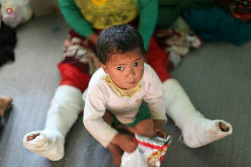 ภาพ No.17093:มูลนิธิธรรมกายช่วยเหลือผู้ประสบภัยแผ่นดินไหวที่ประเทศเนปาล