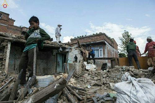 ภาพ No.17134:มูลนิธิธรรมกายช่วยเหลือผู้ประสบภัยแผ่นดินไหวที่ประเทศเนปาล