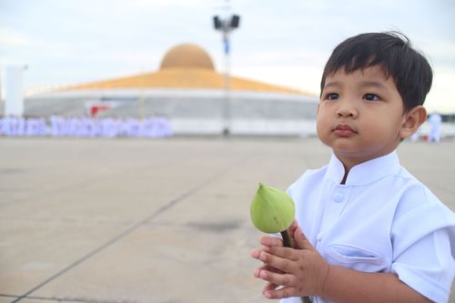 ภาพ No.37970:พิธีเวียนประทักษิณและวันทามหาธรรมกายเจดีย์