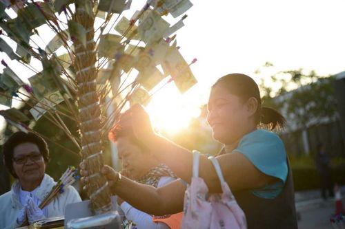 ภาพ No.9503:ประมวลภาพตักบาตรเมืองพัทยา พระ 2,600 รูป วันเสาร์ 21 ธันวาคม 2556