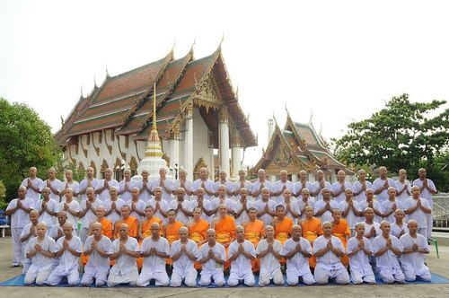 ภาพ No.8928:ประมวลภาพพิธีตัดปอยผมนาคธรรมทายาท รุ่นเข้าพรรษาทั่วไทย