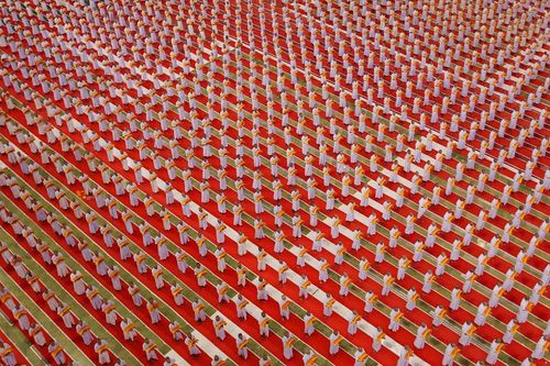 ภาพ No.8950:พิธีเวียนประทักษิณ วันทาเจดีย์และพิธีขอสรณคมน์และศีลของธรรมทายาทในวันบรรพชา 