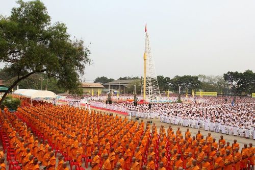 ประมวลภาพพิธีตอกเสาเข็มต้นแรกสร้างอาคารพระผู้ปราบมาร