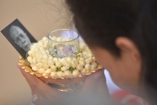 ภาพ No.10866:ประมวลภาพพิธีตอกเสาเข็มต้นแรกสร้างอาคารพระผู้ปราบมาร