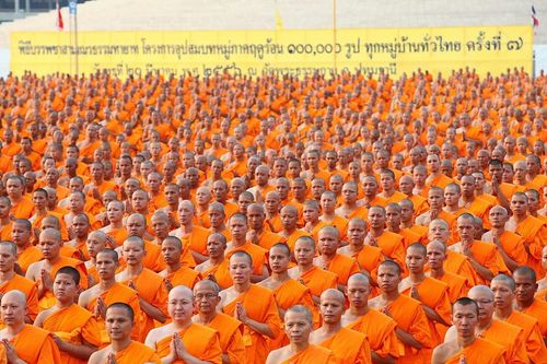 ภาพ No.8230:ประมวลภาพพิธีบรรพชาสามเณรในโครงการบวชพระ 1 แสนรูป ณ วัดพระธรรมกาย