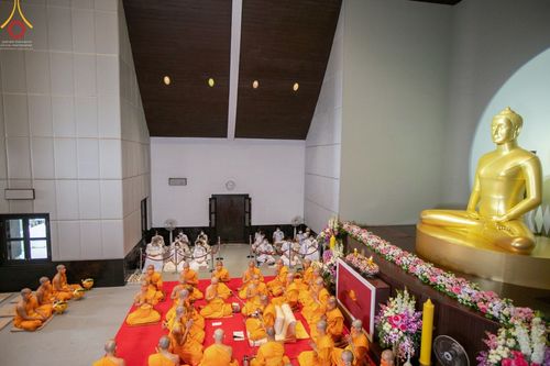 ภาพ No.46408:ประมวลภาพพิธีอุปสมบทอุทิศชีวิตสามเณรเปรียญธรรม 17 รูป ในวันวิสาขบูชา พ.ศ.  2565