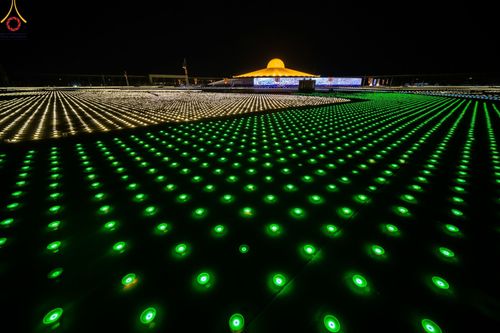 ประมวลภาพพิธีจุดประทีป เนื่องในวันอาสาฬหบูชา ประจำปี 2565