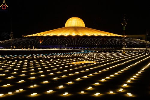 ภาพ No.48287:ประมวลภาพพิธีจุดประทีป เนื่องในวันอาสาฬหบูชา ประจำปี 2565