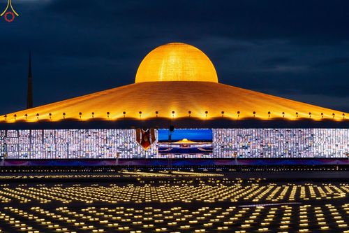 ภาพ No.48303:ประมวลภาพพิธีจุดประทีป เนื่องในวันอาสาฬหบูชา ประจำปี 2565