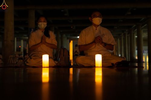 ภาพ No.48316:ประมวลภาพพิธีจุดประทีป เนื่องในวันอาสาฬหบูชา ประจำปี 2565