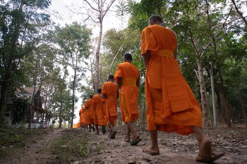 ภาพ No.40578:กิจวัตรพระธรรมทายาท จ.บุรีรัมย์