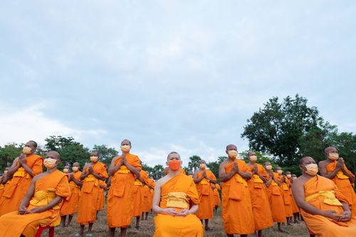 ภาพ No.40607:กิจวัตรพระธรรมทายาท จ.บุรีรัมย์