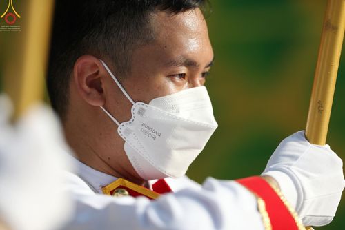 ภาพ No.43300:พิธีอัญเชิญมยุรนาวากาศ บูชาธรรมมหาปูชนียาจารย์ ชุดที่ 2 วันพฤหัสบดีที่ 3 กุมภาพันธ์ พ.ศ. 2565