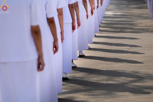 ภาพ No.43313:พิธีอัญเชิญมยุรนาวากาศ บูชาธรรมมหาปูชนียาจารย์ ชุดที่ 2 วันพฤหัสบดีที่ 3 กุมภาพันธ์ พ.ศ. 2565