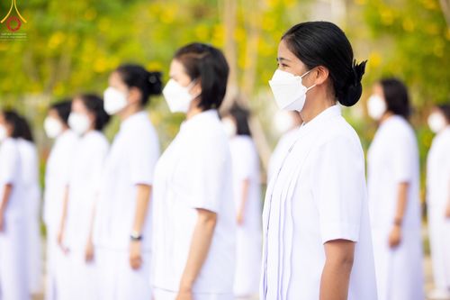 ภาพ No.43319:พิธีอัญเชิญมยุรนาวากาศ บูชาธรรมมหาปูชนียาจารย์ ชุดที่ 2 วันพฤหัสบดีที่ 3 กุมภาพันธ์ พ.ศ. 2565