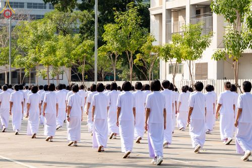 ภาพ No.43316:พิธีอัญเชิญมยุรนาวากาศ บูชาธรรมมหาปูชนียาจารย์ ชุดที่ 2 วันพฤหัสบดีที่ 3 กุมภาพันธ์ พ.ศ. 2565