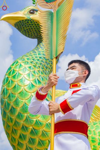 ภาพ No.43334:พิธีอัญเชิญมยุรนาวากาศ บูชาธรรมมหาปูชนียาจารย์ ชุดที่ 2 วันพฤหัสบดีที่ 3 กุมภาพันธ์ พ.ศ. 2565